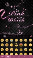 ثيم لوحة المفاتيح Pink Black تصوير الشاشة 2