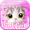 Neues Pink Cat Tastatur thema