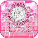 Pink Luxury Watch Teclado APK
