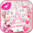 Pink Diamond Paris 主題鍵盤 APK