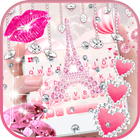 الكيبورد Pink Diamond Paris أيقونة