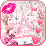 Teclado Pink Diamond Paris ícone