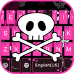 Pink Sexy Skull Tastatur-Thema