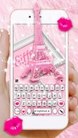 پوستر تم صفحه کليد Pinky Bow Paris E