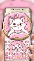 Fond de clavier Pinky Cat Donu Affiche
