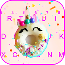 Pinky Donut Unicorn Tema de te APK