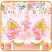 Tema Keyboard Pinky Floral Uni