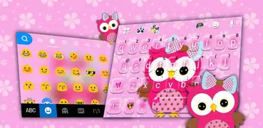 クールな Pinky Owl のテーマキーボード