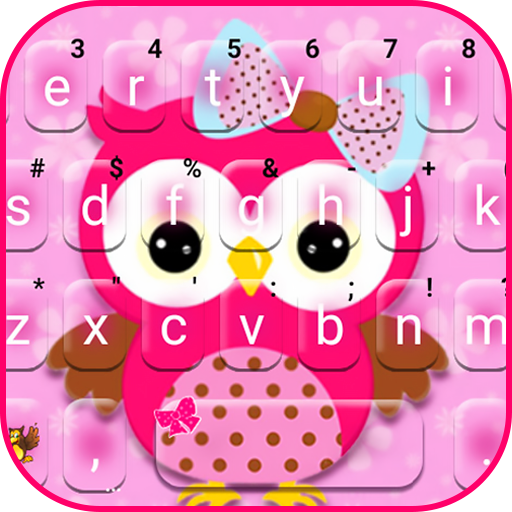 Фон клавиатуры Pinky Owl