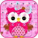 Fond de clavier Pinky Owl APK