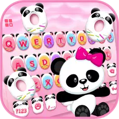 Скачать тема Pinky Panda Donuts APK