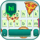ثيم لوحة المفاتيح Pizza Keyboa APK