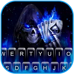 Poker Skull Tastatur-Thema APK Herunterladen