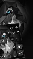 Tema Keyboard Polygon Wolf screenshot 2