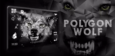 Neues Polygon Wolf Tastatur th