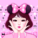 Tema Keyboard Polka Dot Lovely APK