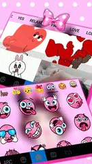 Polka Dot Lovely Girl Tastatur APK Herunterladen