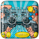 Pop Art Gamepad Keyboard Theme APK