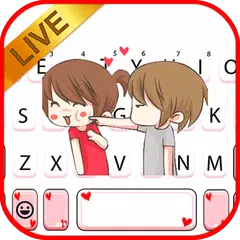 Baixar Tema Keyboard Playful Couple APK