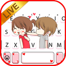 Tema Keyboard Playful Couple APK