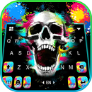 Plash Colorful Skull Tastaturh APK
