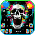 Fond de clavier Plash Colorful icône