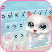 Tema Keyboard Pretty Cute Cat