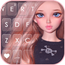 Hình nền bàn phím Pretty Doll APK