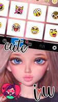 Hình nền bàn phím Pretty Doll ảnh chụp màn hình 2