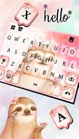 Hình nền bàn phím Pretty Sloth ảnh chụp màn hình 2
