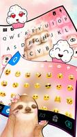 Hình nền bàn phím Pretty Sloth ảnh chụp màn hình 3