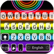 Pride Rainbow Neon Keyboard Th