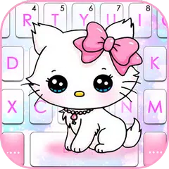 download Shy Kitten Tema Tastiera APK