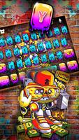 Punk Dj Graffiti Keyboard Them screenshot 1