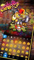 Punk Dj Graffiti Keyboard Them screenshot 2