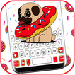 ثيم لوحة المفاتيح Pug Donut