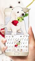 Puppy Love Rose Poster