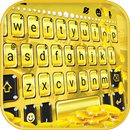 Teclado Pure Gold Bar APK
