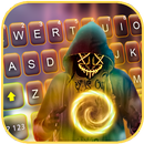 Purge Neon Mask Tema de teclado APK
