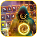 Tema Keyboard Purge Neon Mask ícone