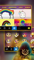 Tema Keyboard Purge Neon Mask imagem de tela 3