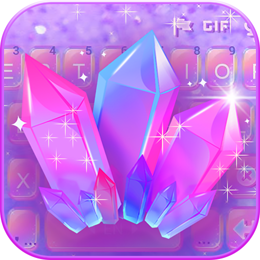最新版、クールな Purple Crystal のテーマキー