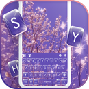 Purple Aesthetic Klavye Arkapl APK