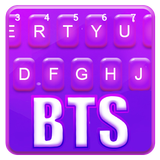 Тема для клавиатуры Purple Bts иконка