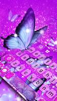 Purple Butterfly Poster