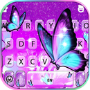 Glitter Butterfly Klavye Arkap APK
