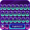 Purple Glow Keyboard Theme