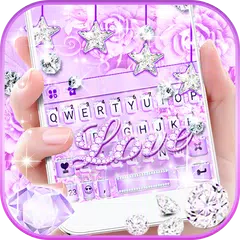 Descargar APK de Purple Diamond Love Tema de te