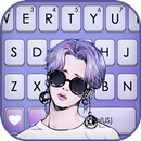 APK Purple Kpop Star Tastiera