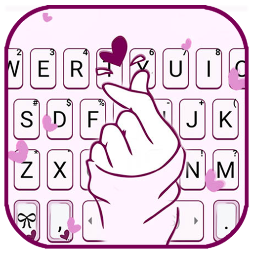 Fundo do Teclado Purple Hand H